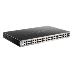 D-Link DGS-3130-54TS/E 48xGbE LAN 2x10GbE LAN 4xSFP+ port L3 menedzselhető switch