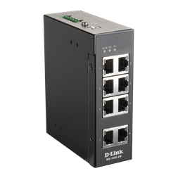 D-Link DIS-100E-8W 8x10/100 FE LAN port nem menedzselhető ipari switch