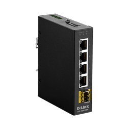 D-Link DIS-100G-5SW 4x GbE LAN 1x GbE SFP port nem menedzselhető ipari switch