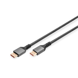 DIGITUS 16K UHD 80G 240Hz aranyozott 2.1 DisplayPort kábel 1m