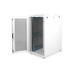 DIGITUS Server Rack Unique 19" 26U 1340x600x1000mm perforált ajtós szürke álló szerver rack szekrény