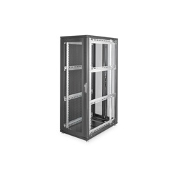 DIGITUS Server Rack Unique 19" 36U 1785x600x1000mm perforált ajtós fekete álló szerver rack szekrény