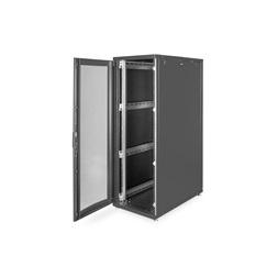 DIGITUS Server Rack Unique 19" 36U 1785x600x1000mm perforált ajtós fekete álló szerver rack szekrény