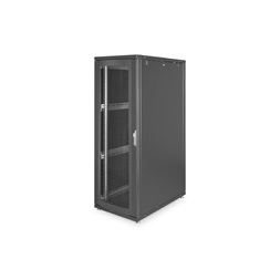 DIGITUS Server Rack Unique 19" 36U 1785x600x1000mm perforált ajtós fekete álló szerver rack szekrény