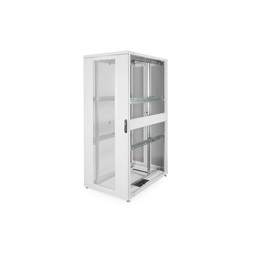 DIGITUS Server Rack Unique 19" 42U 2050x800x1200mm perforált ajtós szürke álló szerver rack szekrény