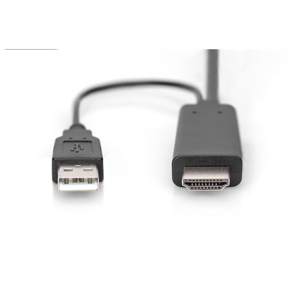 DIGITUS 4K Ultra HD 30Hz HDM 1.4 -DisplayPort 1.2 adapterkábel 2m