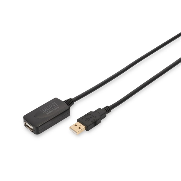 DIGITUS DA-70130-4 High-Speed Aktív USB 2.0 hosszabbító kábel 2m