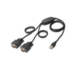 DIGITUS DA-70158 2x RS232 soros USB 2.0 adapter