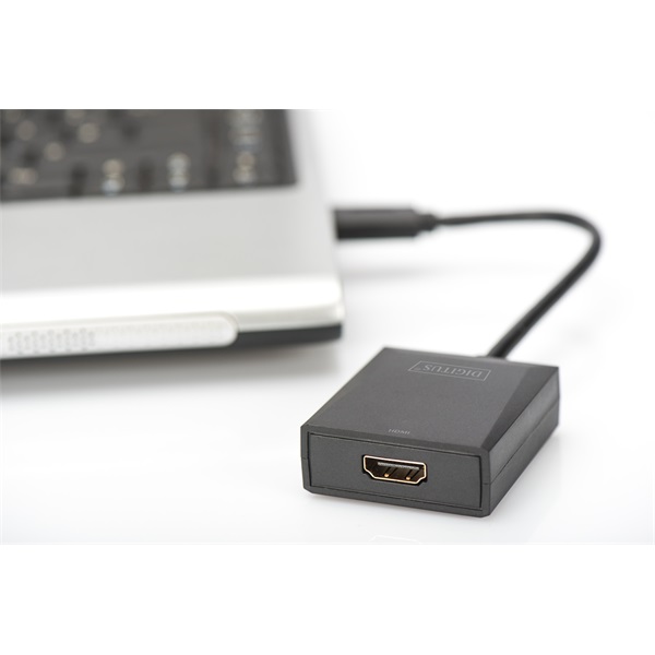 DIGITUS DA-70841 1080p USB HDMI video digitalizáló adapter fekete