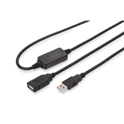 DIGITUS DA-73100-1 High-Speed aktív USB 2.0 hosszabbító kábel 10m