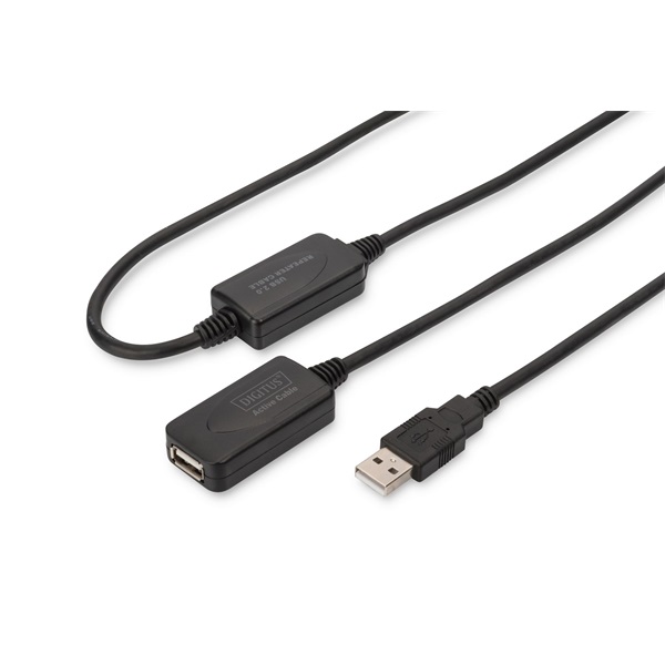 DIGITUS DA-73102 High-Speed aktív USB 2.0 Repeater hosszabbító kábel 20 m