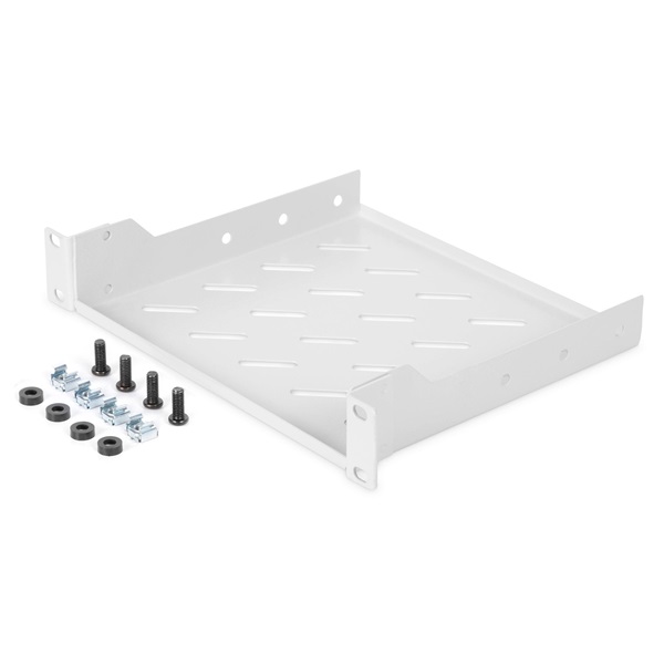 DIGITUS DN-10-TRAY-2 10" 1U 201mm mély szürke fix polc