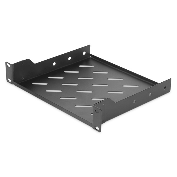 DIGITUS DN-10-TRAY-2-B 10" 1U 201mm mély fekete fix polc