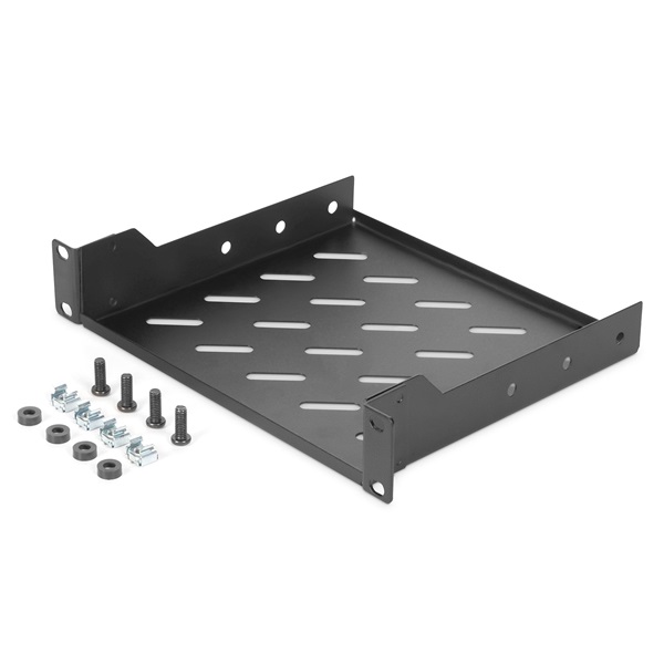 DIGITUS DN-10-TRAY-2-B 10" 1U 201mm mély fekete fix polc