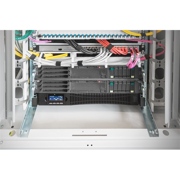 DIGITUS DN-170095 2000VA 2000W fekete online rack szünetmentes tápegység