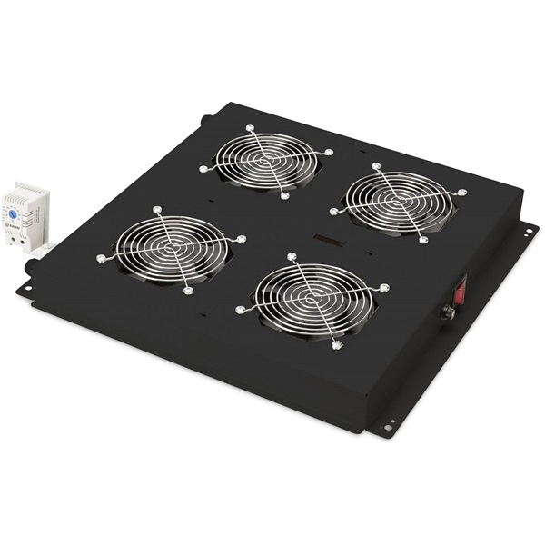 DIGITUS DN-19 FAN-4-B-N 4-es fekete tetőventilátor