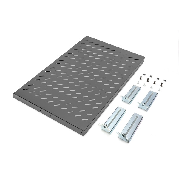 DIGITUS DN-19 TRAY1-1000-ECB 19" 1U 770mm mély 50kg fekete fix polc