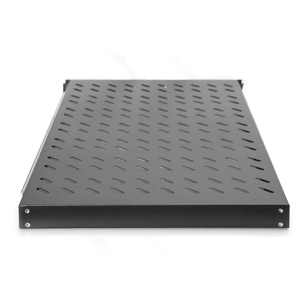 DIGITUS DN-19 TRAY-2-1000SW 19" 1U 720mm mély 100kg fekete fix polc