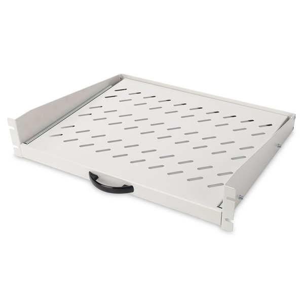 DIGITUS DN-19-TRAY-2-450 19" 2U 352mm 30kg szürke kihúzható polc