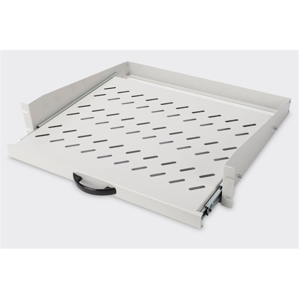 DIGITUS DN-19-TRAY-2-450 19" 2U 352mm 30kg szürke kihúzható polc