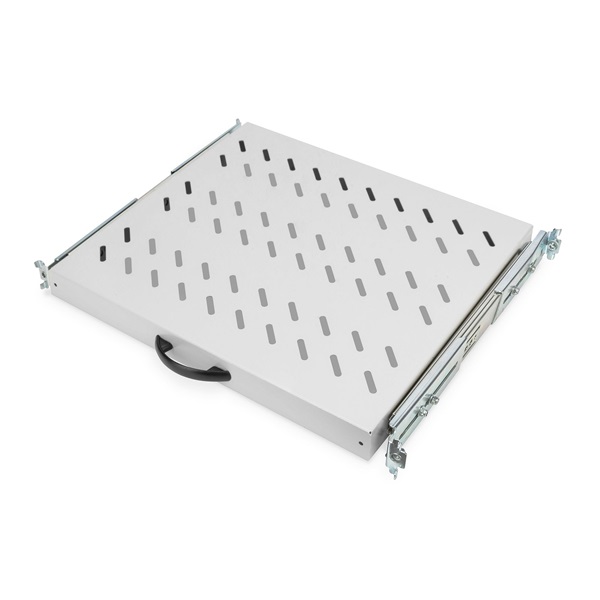 DIGITUS DN-19 TRAY-2-600 19" 1U 345mm mély 25kg szürke kihúzható polc