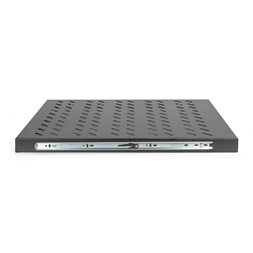 DIGITUS DN-19 TRAY-2-800SW 19" 1U 568mm mély 25kg fekete kihúzható polc