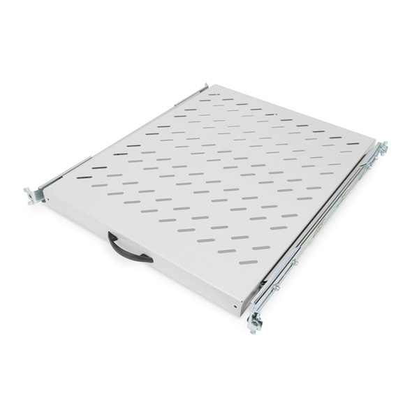 DIGITUS DN-19 TRAY-2-800 19" 1U 568mm mély 25kg szürke kihúzható polc