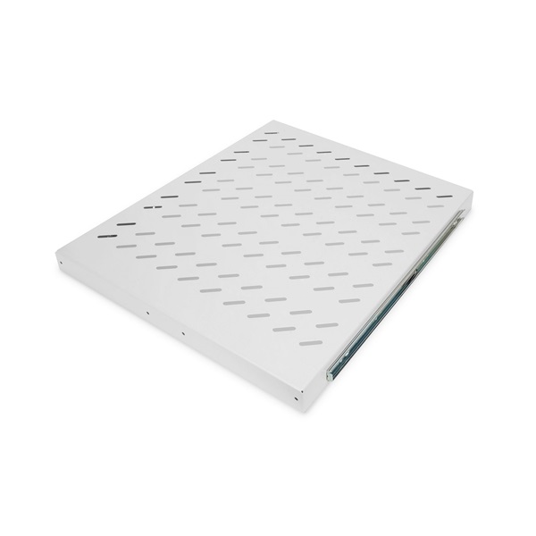 DIGITUS DN-19 TRAY-2-800 19" 1U 568mm mély 25kg szürke kihúzható polc