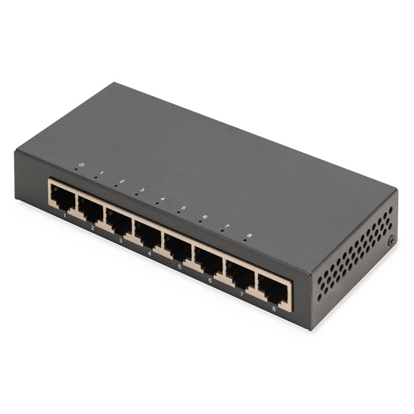 DIGITUS DN-80066 8x GbE Lan port nem menedzselhető asztali switch