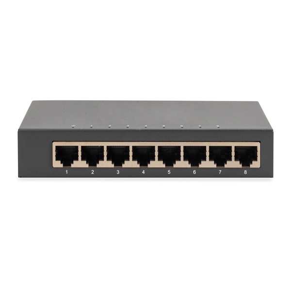 DIGITUS DN-80066 8x GbE Lan port nem menedzselhető asztali switch