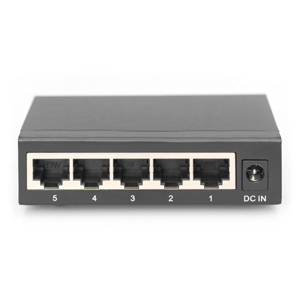 DIGITUS DN-80202-1 5x GbE Lan port nem menedzselhető asztali switch