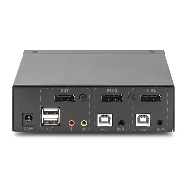 DIGITUS DS-12851 UHD 4K 60Hz 2 port Displayport KVM Switch