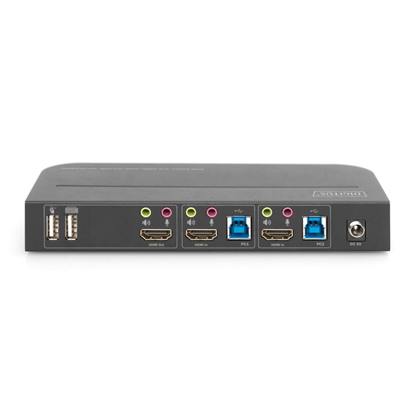 DIGITUS DS-12874 UHD 4K 60Hz 2 port HDMI KVM Switch