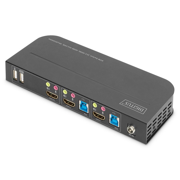 DIGITUS DS-12874 UHD 4K 60Hz 2 port HDMI KVM Switch