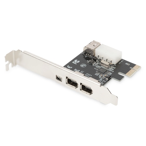 DIGITUS DS-30201-5 3+1 port Firewire PCIe hálózati kártya