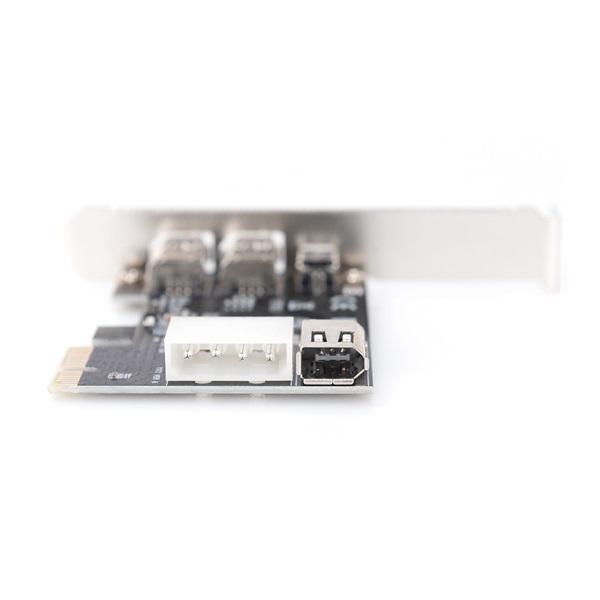 DIGITUS DS-30201-5 3+1 port Firewire PCIe hálózati kártya