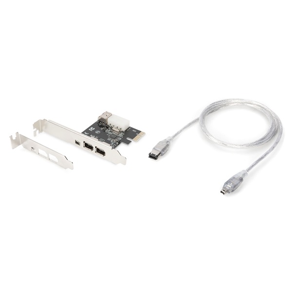 DIGITUS DS-30201-5 3+1 port Firewire PCIe hálózati kártya