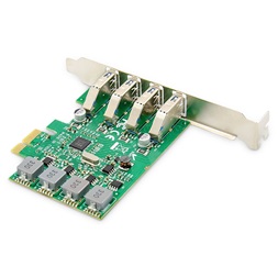 DIGITUS DS-30226 4 port USB 3.0 PCI Express bővítőkártya