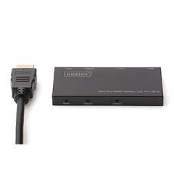 DIGITUS DS-45322 HDMI 4K 60Hz 1x2 Ultra Slim Splitter