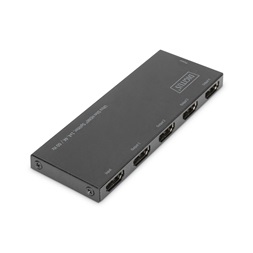 DIGITUS DS-45323 4 portos 4K/60Hz ultra slim HDMI splitter