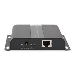 DIGITUS DS-55125 4K HDMI (CAT/IP) extender 6 (120m) POE vevőegység fekete