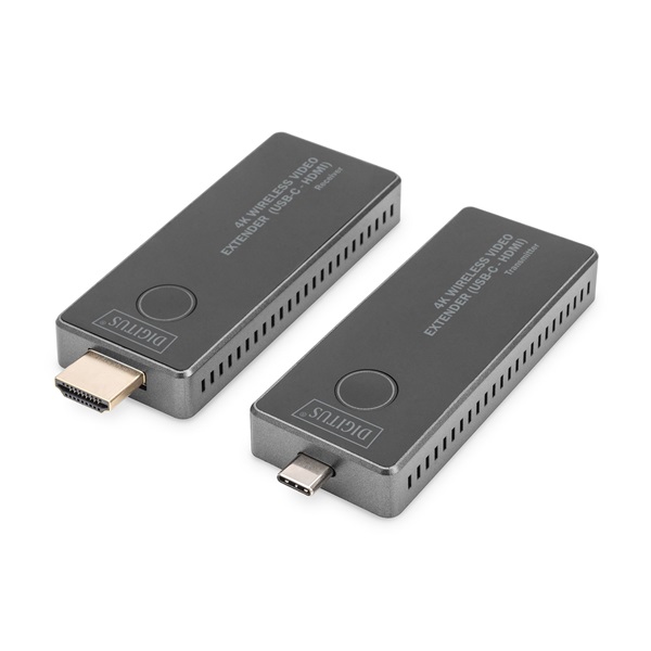 DIGITUS DS-55324 HDMI 4K 30Hz WiFi USB-C 30m extender szett