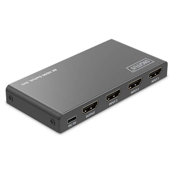 DIGITUS DS-55333 HDMI 8K 60Hz 3x1 Switch