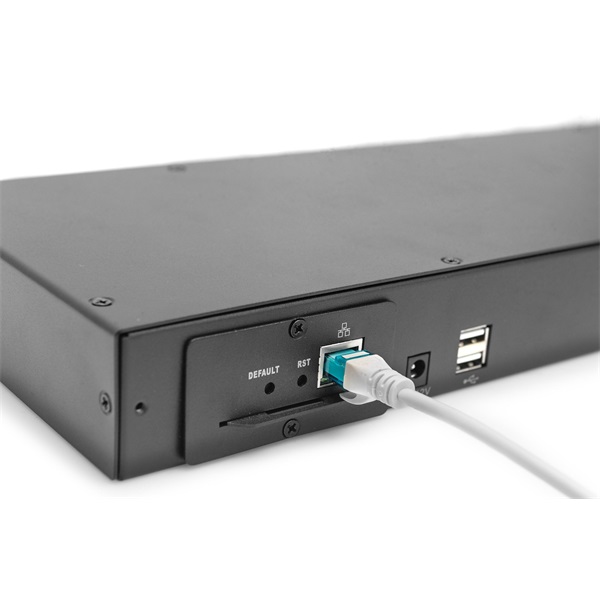 DIGITUS DS-72213 8 portos PS/2 USB VGA KVM switch