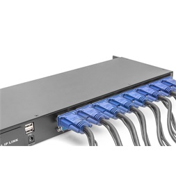 DIGITUS DS-72214 16 portos PS/2 USB VGA KVM switch