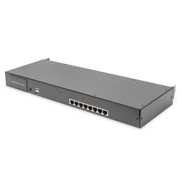 DIGITUS DS-72216 8 portos PS/2 USB Cat.5 VGA KVM switch