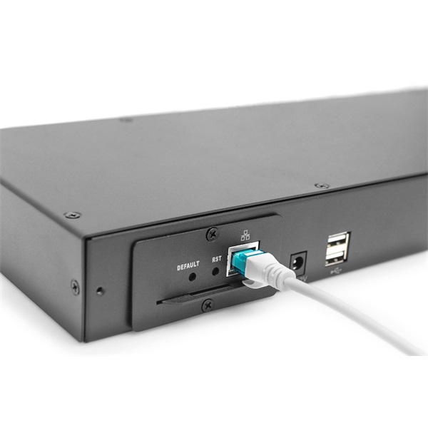 DIGITUS DS-72217 16 portos PS/2 USB Cat.5 VGA KVM switch