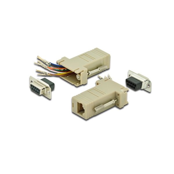 DIGITUS D-Sub9/F RJ45 RS-232 moduláris Adapter