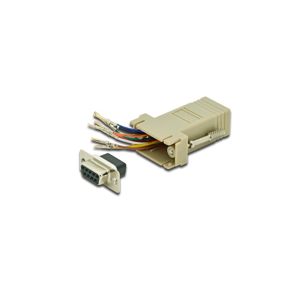 DIGITUS D-Sub9/F RJ45 RS-232 moduláris Adapter