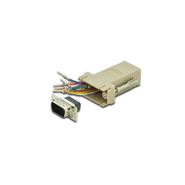 DIGITUS D-Sub9/M RJ45 RS-232 moduláris Adapter